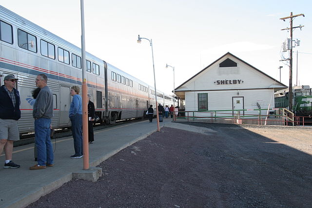 Shelby's Amtrak station