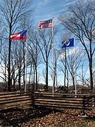Battle of Nashville memorial atop Shy's Hill