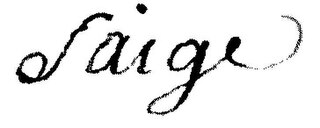 signature de Joseph Saige
