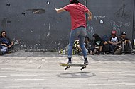 Skateboarding at Mexico City - Flip - 075.JPG