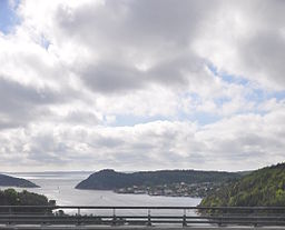 Sponvika sett från Svinesundsbron