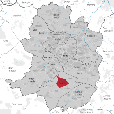 Stadtteil Buschkamp in Bielefeld