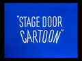 Thumbnail for Stage Door Cartoon