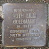 Stolperstein Herford Komturstraße 21 Ruth Lilli Goldmann