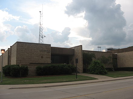 Moore Communications Center, where KAMU is broadcast