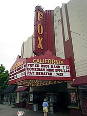 Fox California Theatre.