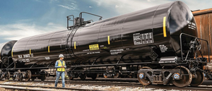 Modern tank cars carry all types of liquid and gaseous commodities Tank car.webp