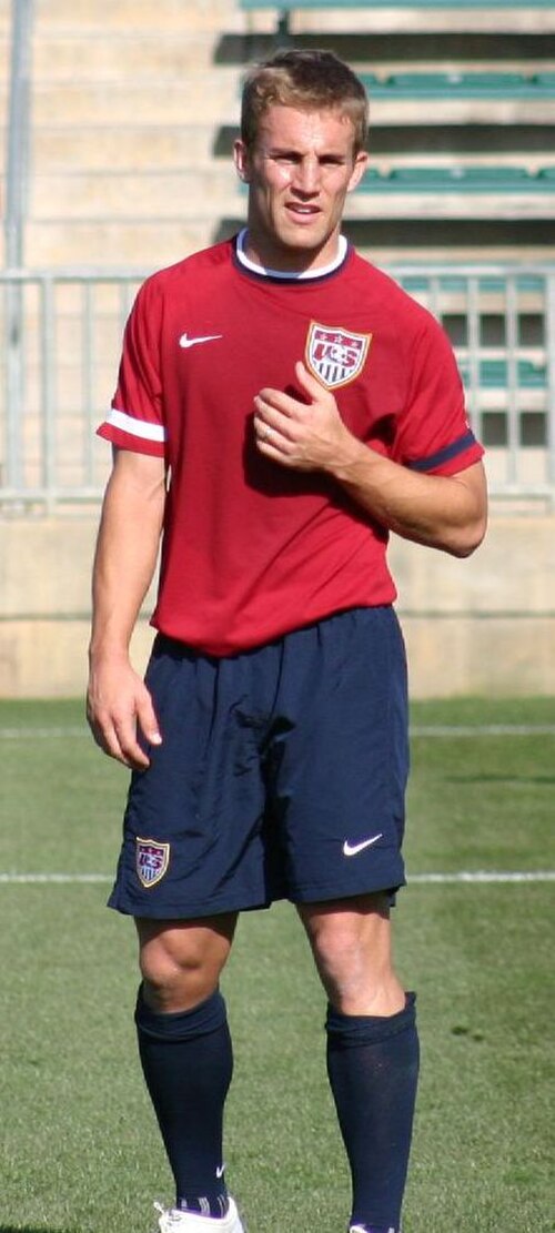 Twellman at a U.S. national team practice in 2006