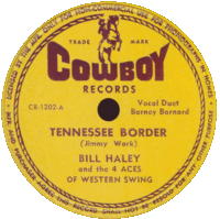 1949 Bill Haley record label