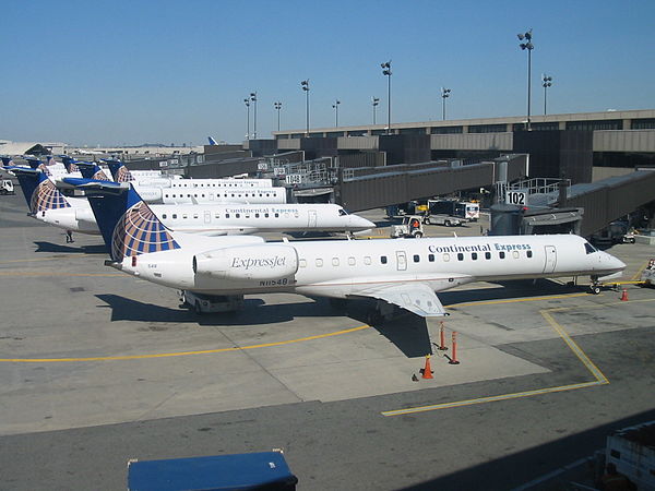 The world's largest operator of ERJs is ExpressJet, under the colors of Continental Express