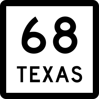 <span class="mw-page-title-main">Texas State Highway 68</span> State highway in Texas