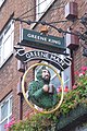 The Greene Man pub in Euston Road, Fitzrovia.