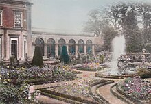 Part of the gardens at The Lawns, 1920 The Lawn Goddard garden.jpg