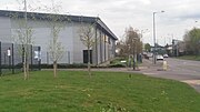 Thumbnail for File:The site of Wednesfield railway station, now the Wednesfield Way..jpg