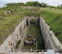 La cour intérieure.