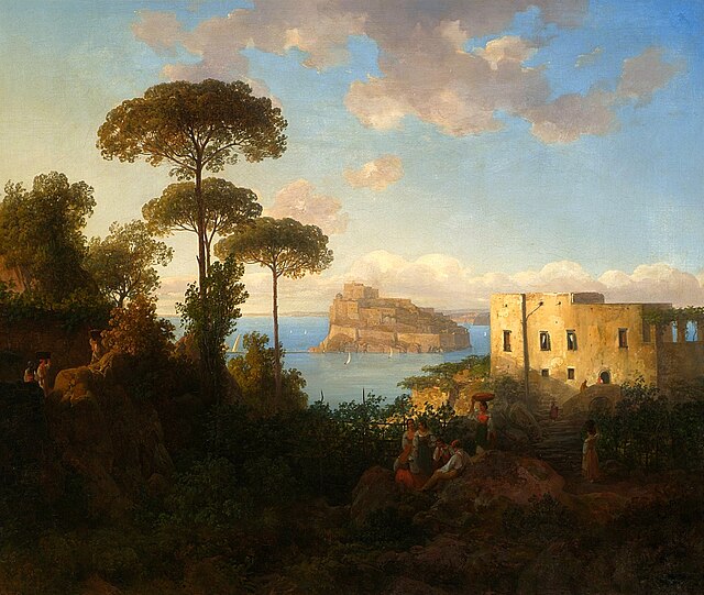 Thomas Ender, Ischian landscape (1832), National Museum, Warsaw