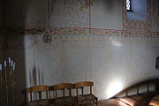 English: Fresco in Tirsted Church, Lolland, Denmark