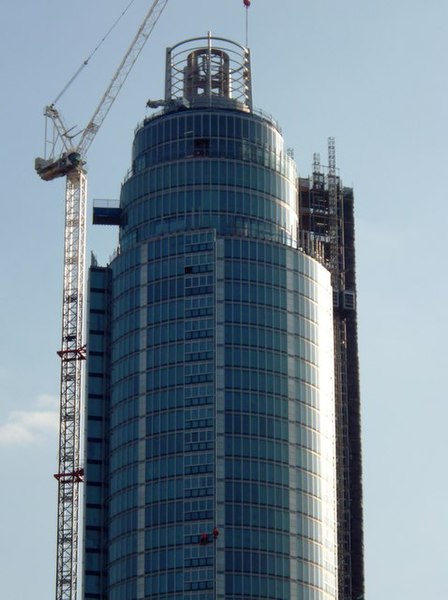 File:Top, St George's Wharf Tower SW8 - geograph.org.uk - 3358618.jpg
