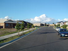 A new housing estate at Logan Reserve, 2014