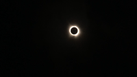 Totality as seen from Frisco, Texas