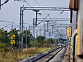 Train halted near Srirampuram railway station