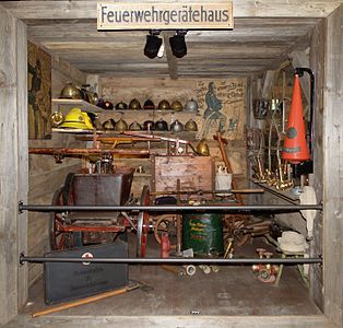 Fire equipment room Traktormuseum Bodensee