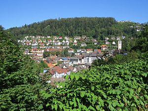 Triberg, VS - Wallfahrtstr - Triberg กับ W.jpg