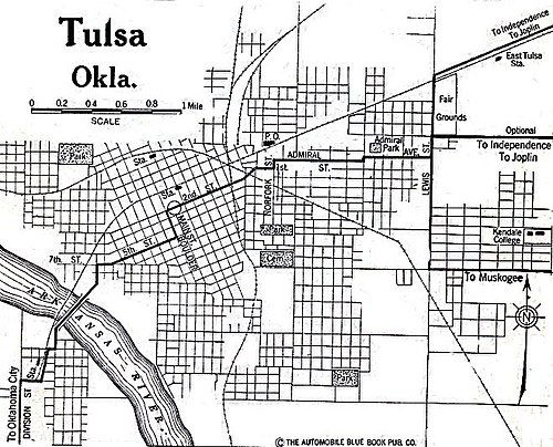 500px Tulsa OK Map 1920 