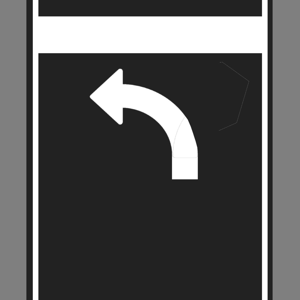 Turning left