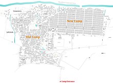 2017 map by the Dictaphone Group showing the original Old Camp for the Armenians in the South (left) Tyre RashidiehMap2017 DictaphoneGroup-CampPause TaniaElKhoury Abir SaksoukSasso.jpg