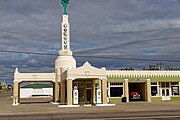 U-Drop Inn, Wheeler County, Texas, U.S. This is an image of a place or building that is listed on the National Register of Historic Places in the United States of America. Its reference number is 97001160.