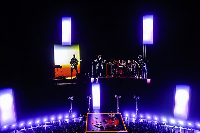 U2 performed the song during their 2023–2024 concert residency at the Sphere, with the LED screen displaying a zoetrope.