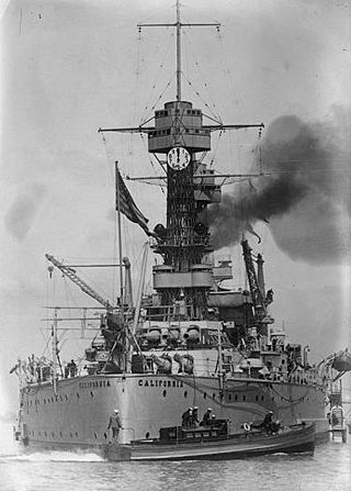 USS California az átalakítás előtt