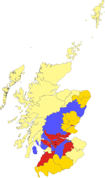 1923 Map United Kingdom general election 1923 in Scotland.svg