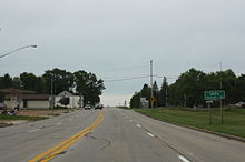 Road sign for Unity Unity Wisconsin Sign WIS13.jpg