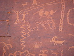 Petroglyphs detail