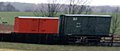 In the Colliery railway sidings north of Pit Village