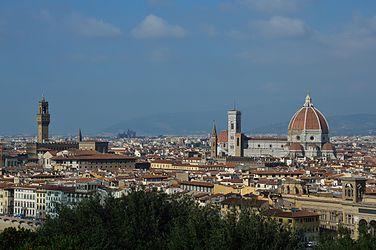 Firenze al mattino, vista da Piazzale Michelangelo