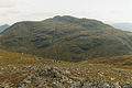 Blick vom Beinn an Dòthaidh auf den Bergrücken des Beinn Dorain