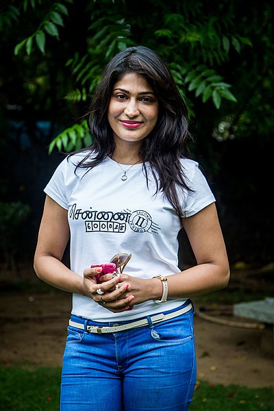 File:Vijayalakshmi Agathiyan at Chennai 600028 – 2 Press Meet.jpg