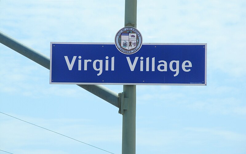 File:Virgil Village Neighborhood Sign.jpg