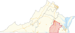 Virginia's 4th congressional district (since 2023).svg