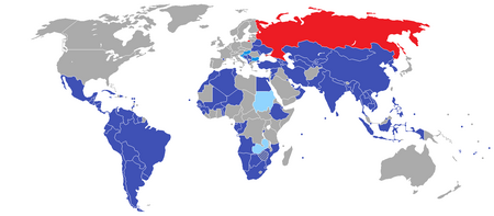 Visa policy of Russia for holders of diplomatic and service category passports
Russia
The disputed Crimean Peninsula under visa policy of Russia
Visa-free for holders of diplomatic and service category passports
Visa-free for holders of diplomatic passports Visa policy of Russia for holders of diplomatic and service category passports.png