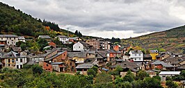 Dorpskern van Santalla del Bierzo in de gemeente Priaranza del Bierzo