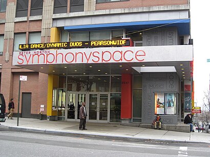 How to get to Symphony Space with public transit - About the place