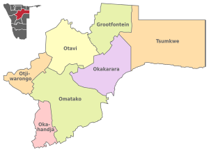 Otjozondjupa constituency map