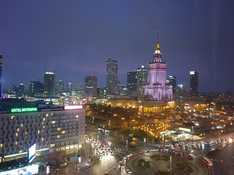 File:Warsaw cityscape, Warsaw, Masovian Voivodeship, Poland, November 2019 (1).jpg