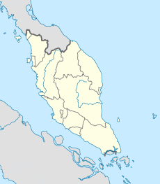 மெர்சிங் Mersing is located in மலேசியா மேற்கு