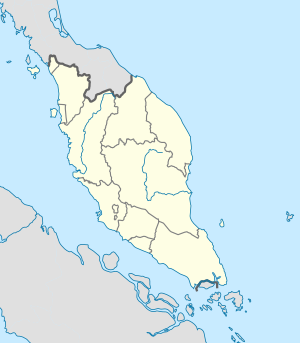 வடக்கு-தெற்கு விரைவுசாலை (மலேசியா) is located in மலேசியா மேற்கு