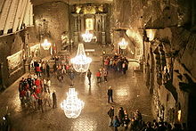 Wieliczka Salt Mine, a UNESCO World Heritage Site Wieliczka salt mine.jpg